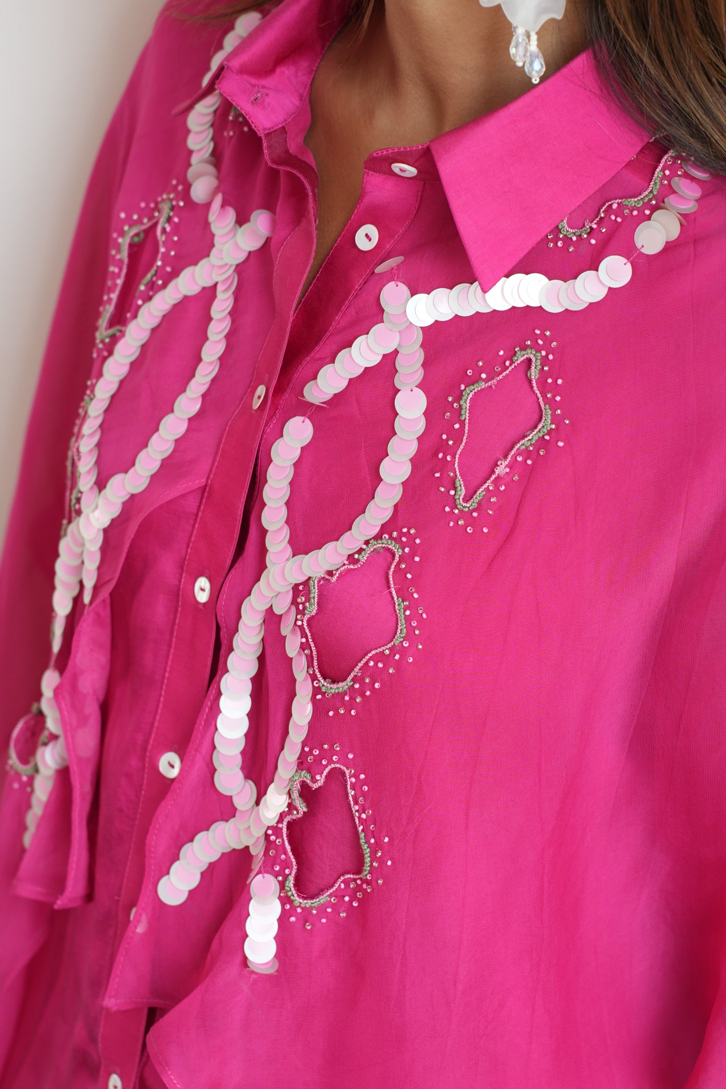 Pink miraj coord set