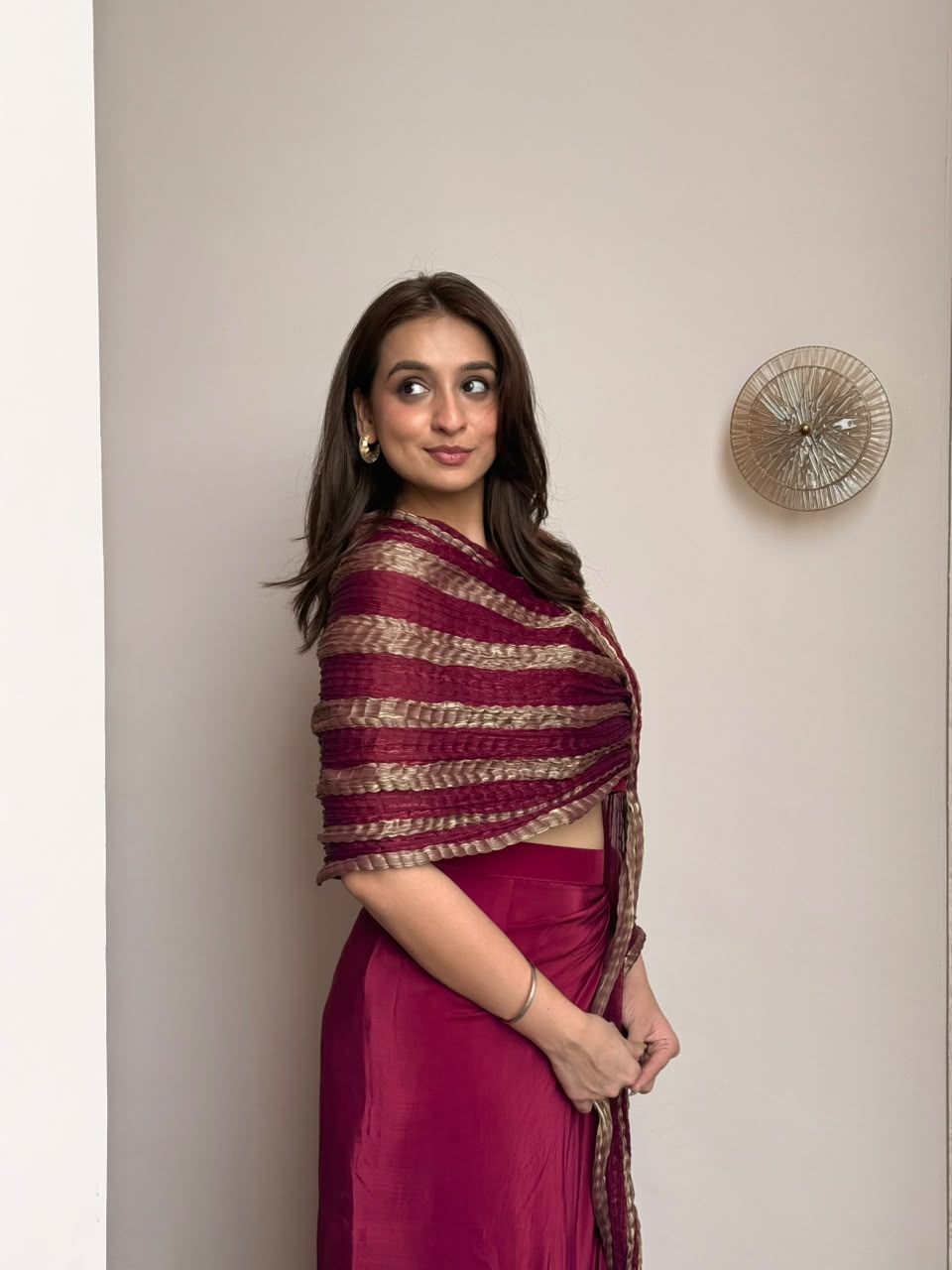 Merlot Wine Skirt Set