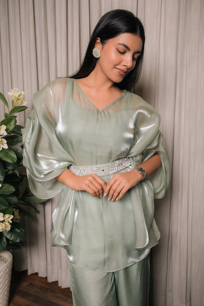 Belted Kaftan Coord Set