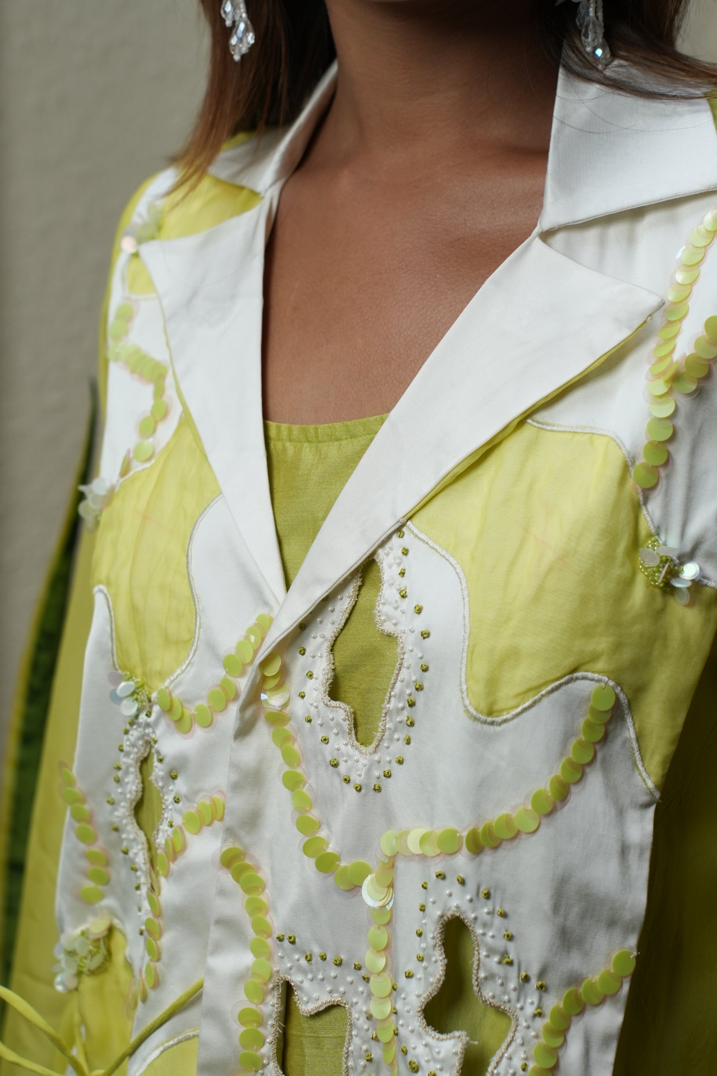 Lime bloom coord set