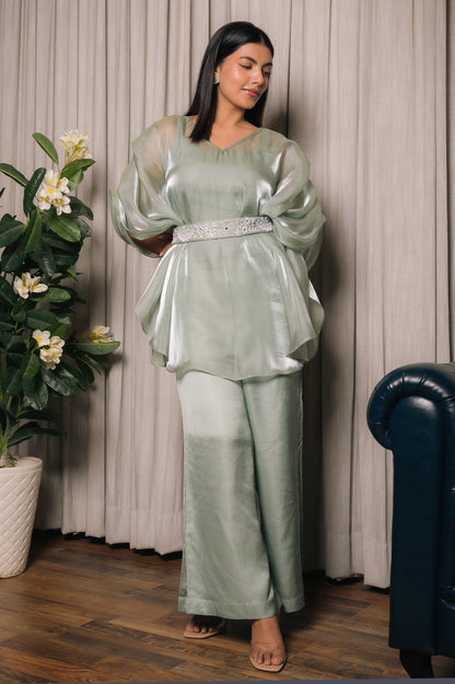 Belted Kaftan Coord Set