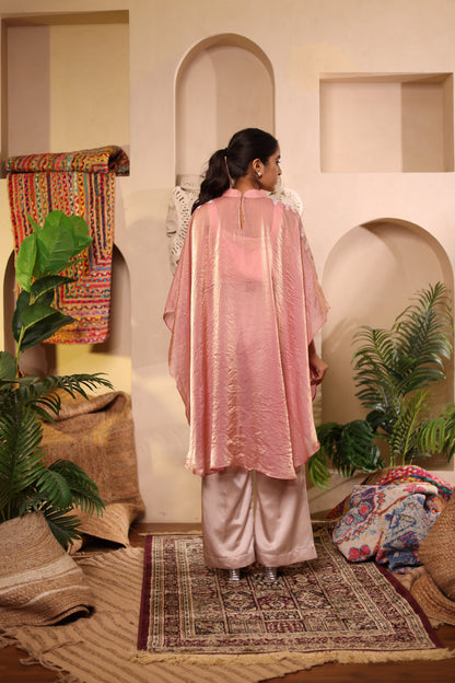 Pastel Pink Kaftan coord Set