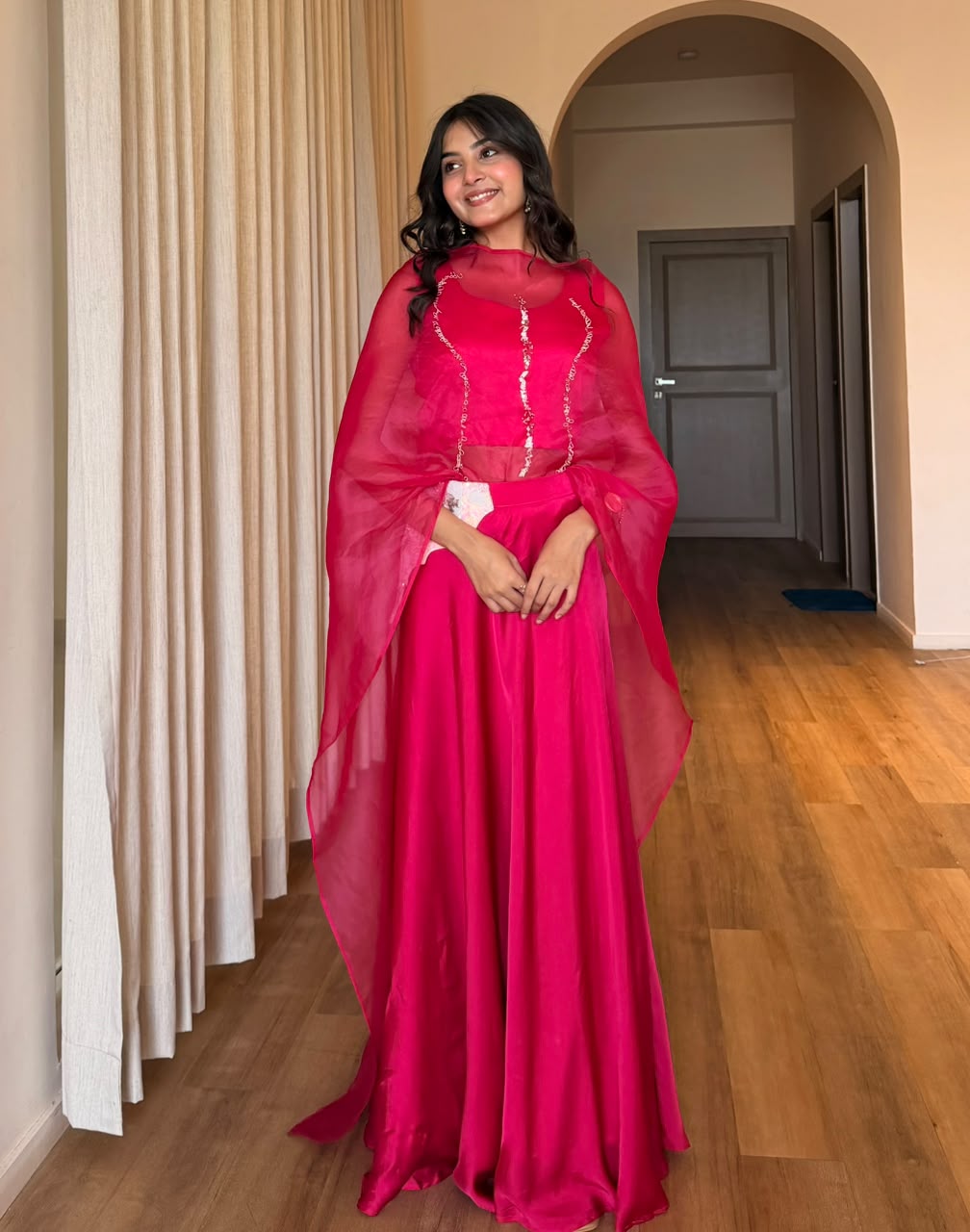 Gulabo Noor Cape Set